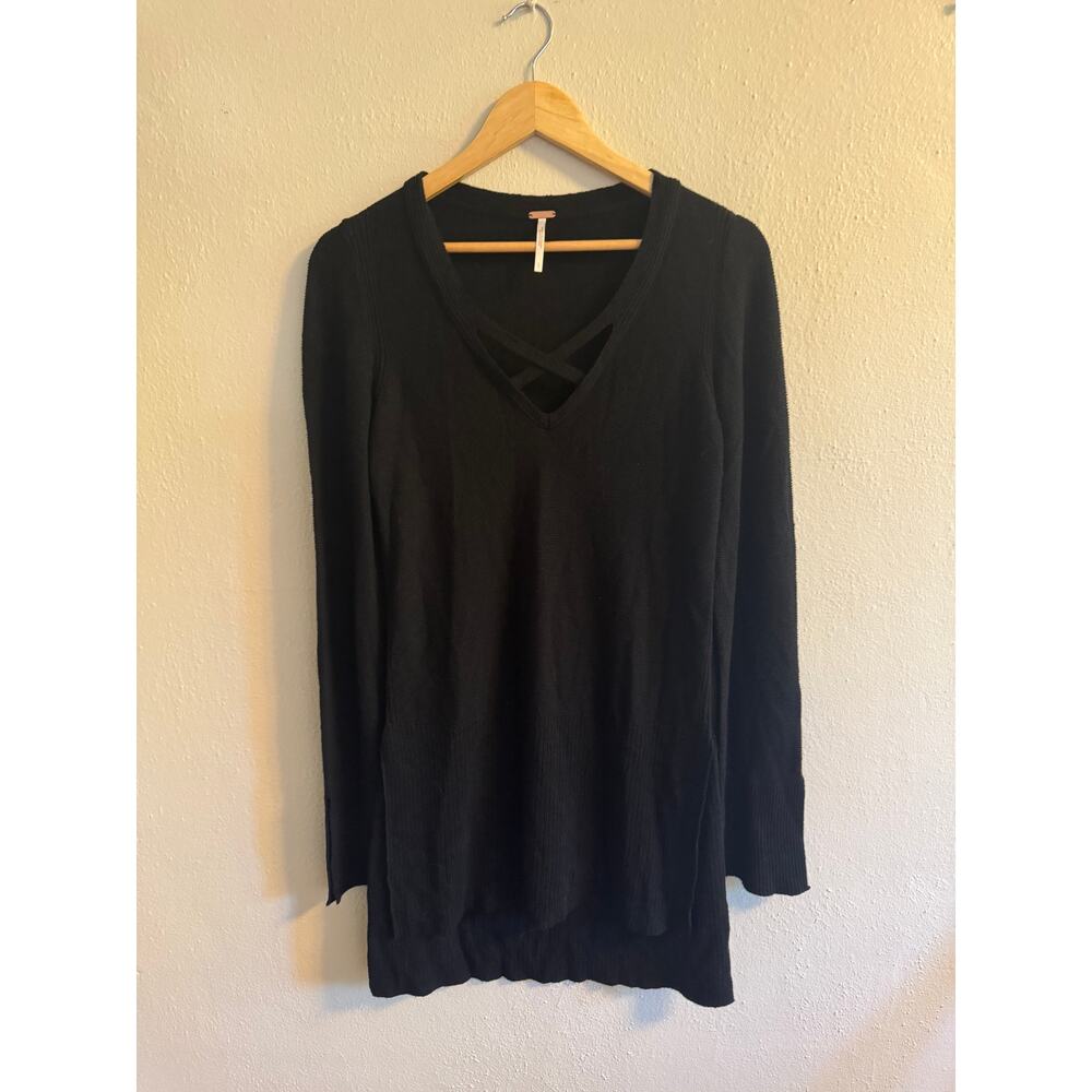 Free People oversized vneck sweater